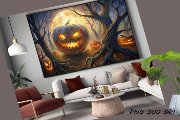 Download Spooky Halloween Night Full Moon Poster - Moon poster Collection