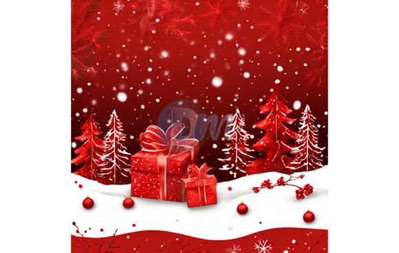 Download Red Christmas Digital Paper Pack 126 - Premium Resources